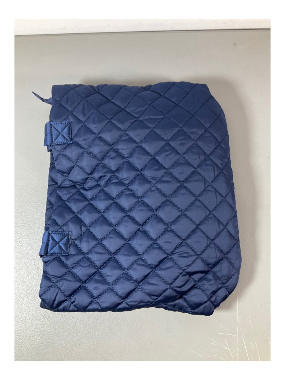 ahdorned Amy Stran Navy Quilted Nylon Tote Bag with Accessories - Women's Fashio